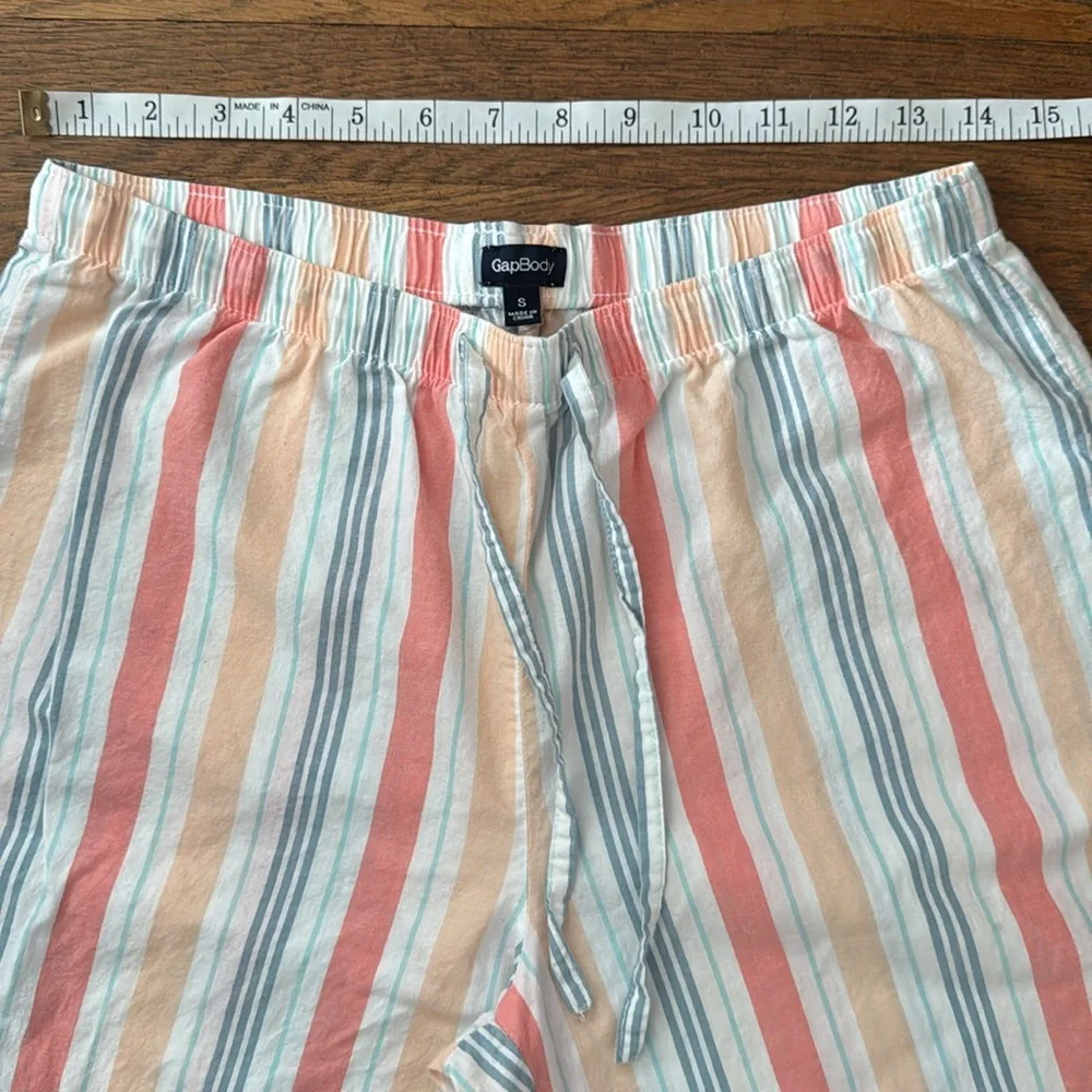 😴GAP Body multi-striped poplin pj bottoms. Size S. - Picture 4 of 7